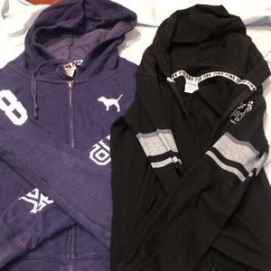 2 zip ups from PINK